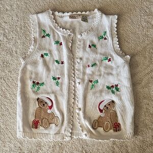 J. Khaki Kids || Christmas Sweater Vest Size Medium 6/7